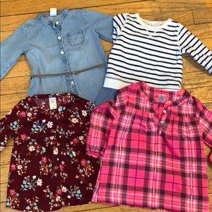 Bundle of 4 Carter’s shirts
